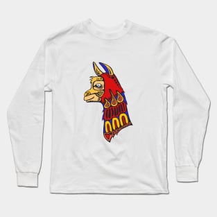 South American Colors and Lama Long Sleeve T-Shirt